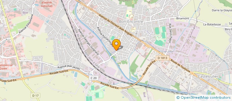 localisation de l'entreprise MONSIEUR YAZID CHAMROUNE  BOE