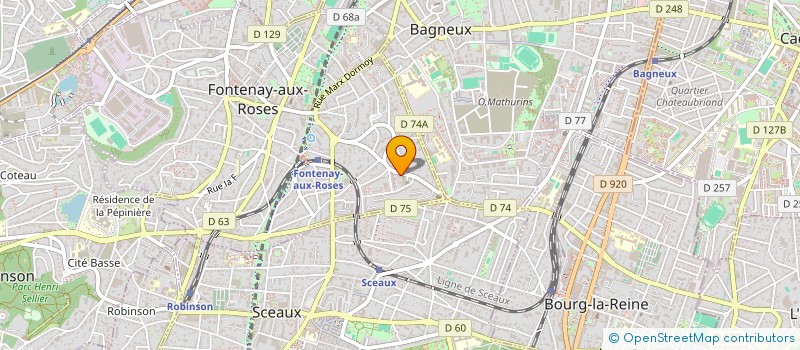 localisation de l'entreprise MONSIEUR YAZID CHEBBAH à FONTENAY-AUX-ROSES