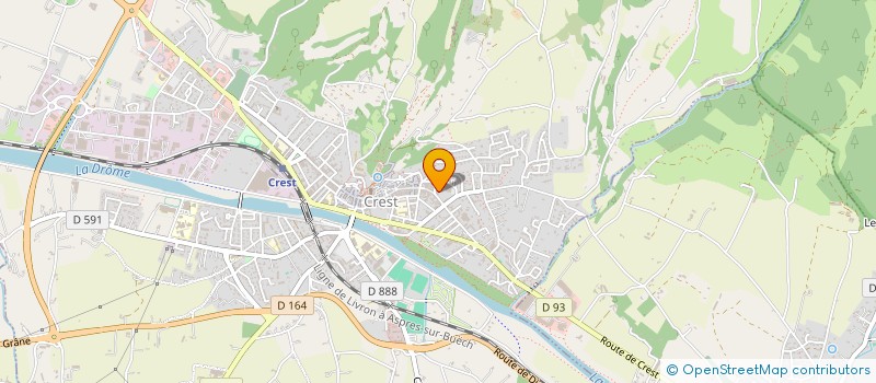 localisation de l'entreprise MONSIEUR YAZID DALLA  CREST