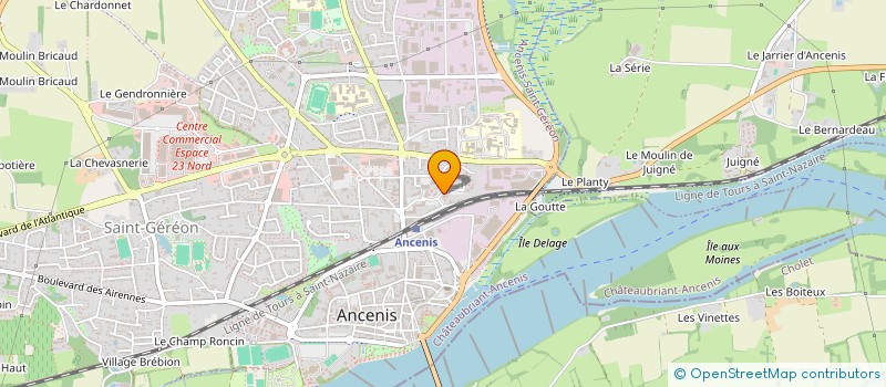 localisation de l'entreprise MONSIEUR YAZID DJEDIDEN  ANCENIS-SAINT-GEREON