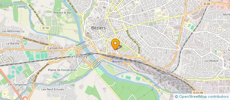 localisation de l'entreprise MONSIEUR YAZID DRISS  BEZIERS