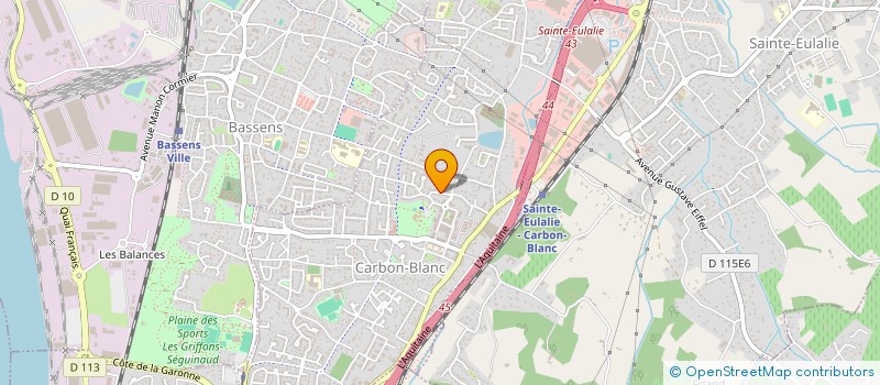 localisation de l'entreprise MONSIEUR YAZID EL HOUJJAJI  CARBON-BLANC