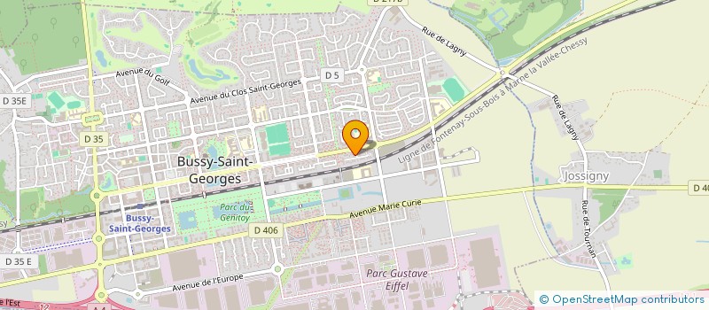 localisation de l'entreprise MONSIEUR YAZID FATAHOUI  BUSSY-SAINT-GEORGES