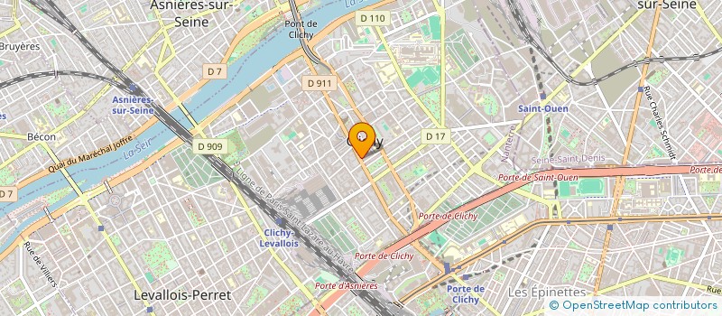 localisation de l'entreprise MONSIEUR YAZID FEDAD à CLICHY