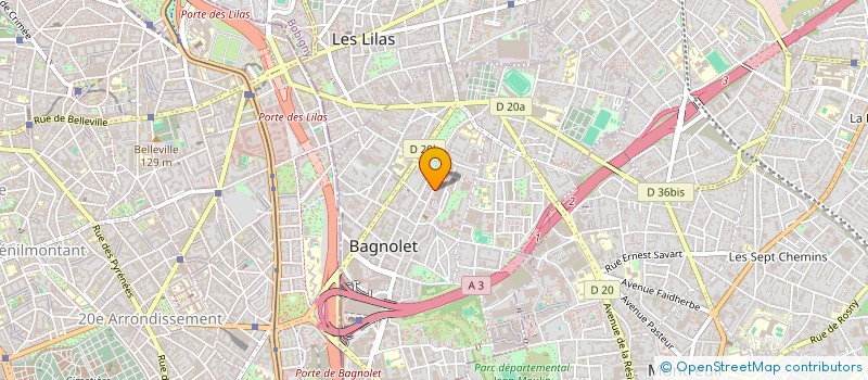 localisation de l'entreprise MONSIEUR YAZID FENNOUH à BAGNOLET
