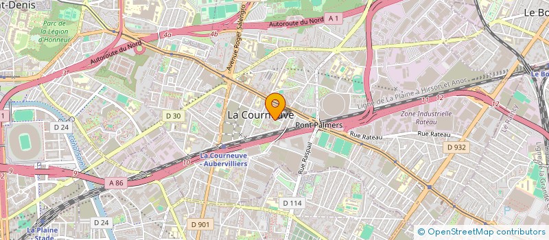 localisation de l'entreprise MONSIEUR YAZID HAIL à LA COURNEUVE