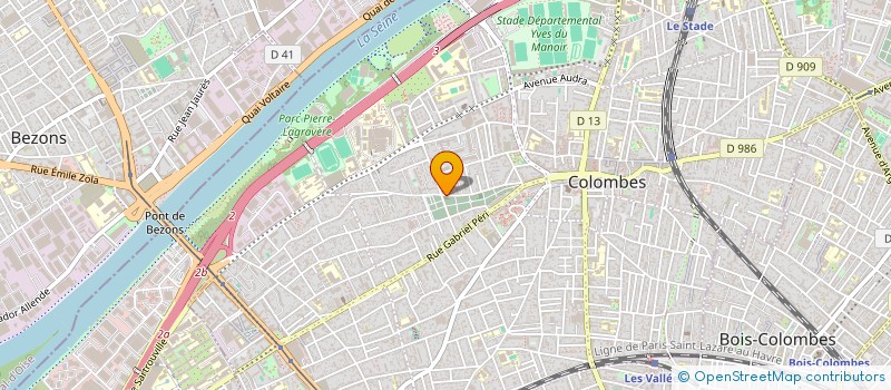 localisation de l'entreprise MONSIEUR YAZID HANACHI à COLOMBES