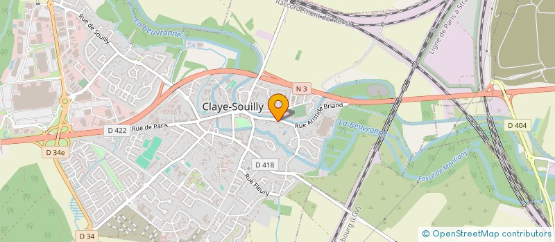 localisation de l'entreprise MONSIEUR YAZID KOUKOU  CLAYE-SOUILLY