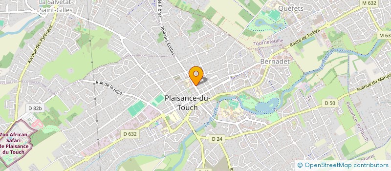 localisation de l'entreprise MONSIEUR YAZID LAGAB  PLAISANCE-DU-TOUCH