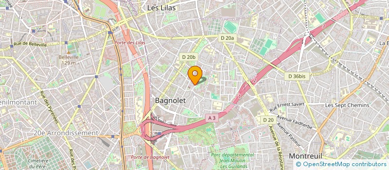 localisation de l'entreprise MONSIEUR YAZID LAOUEDJ à BAGNOLET