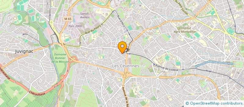 localisation de l'entreprise MONSIEUR YAZID LOUAGUEF à MONTPELLIER