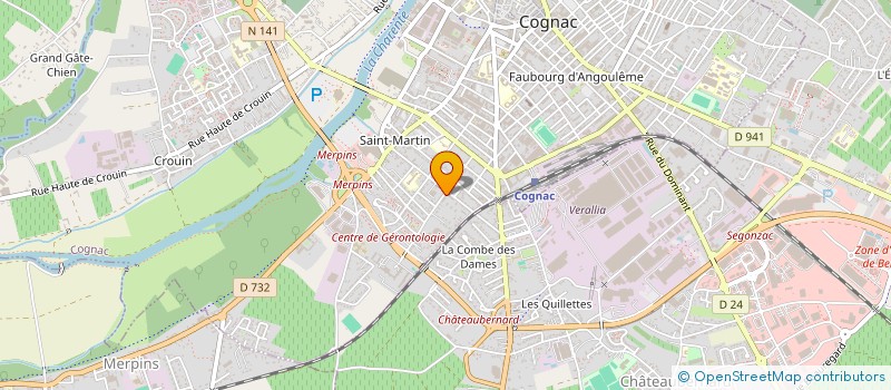 localisation de l'entreprise MONSIEUR YAZID MAKHLOUFI à COGNAC