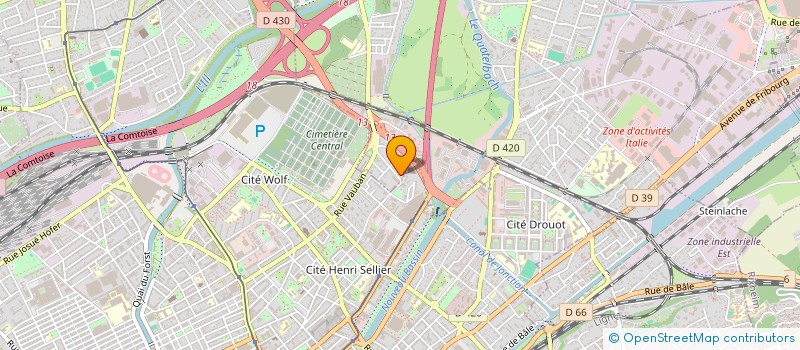 localisation de l'entreprise MONSIEUR YAZID MAMOUNI  ILLZACH