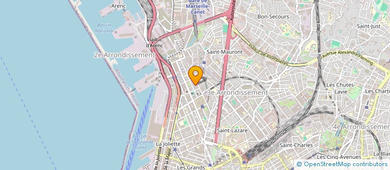 localisation de l'entreprise MONSIEUR YAZID MEKKANI à MARSEILLE