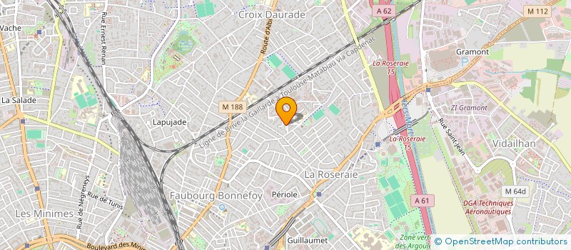 localisation de l'entreprise MONSIEUR YAZID MENNAD  TOULOUSE