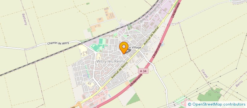 localisation de l'entreprise MONSIEUR YAZID METAHRI  CERNAY-LES-REIMS