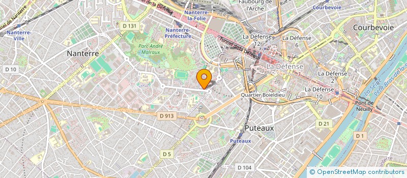 localisation de l'entreprise MONSIEUR YAZID NAIT ACHOUR  NANTERRE