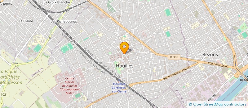 localisation de l'entreprise MONSIEUR YAZID OTMANE à HOUILLES