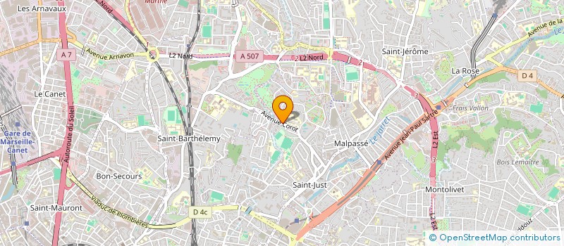 localisation de l'entreprise MONSIEUR YAZID SAHRAOUI à MARSEILLE
