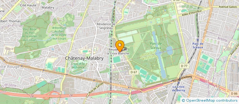 localisation de l'entreprise MONSIEUR YAZID SENOUCI  CHATENAY-MALABRY