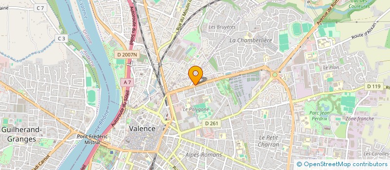 localisation de l'entreprise MONSIEUR YAZID SI MERABET  VALENCE