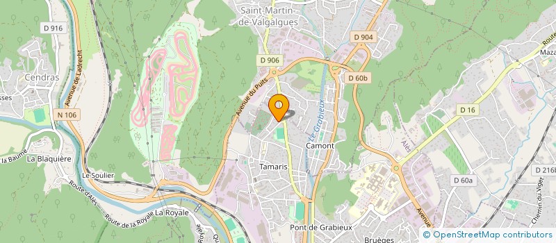 localisation de l'entreprise MONSIEUR YAZID SIDANE  ALES