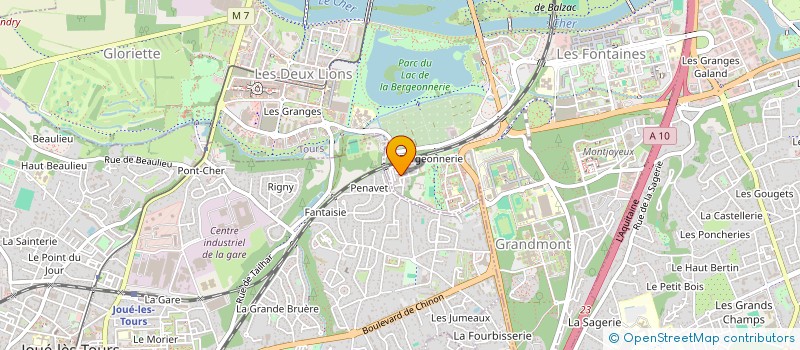 localisation de l'entreprise MONSIEUR YBNOU DHURARI  TOURS