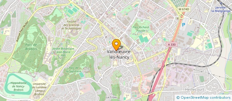 localisation de l'entreprise MONSIEUR YDIR OULBA  VANDUVRE-LES-NANCY