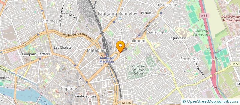 localisation de l'entreprise MONSIEUR YDWAY AZIAKPO  TOULOUSE