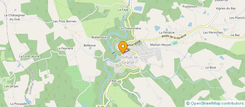 localisation de l'entreprise MONSIEUR YEAN KAN  JUMILHAC-LE-GRAND