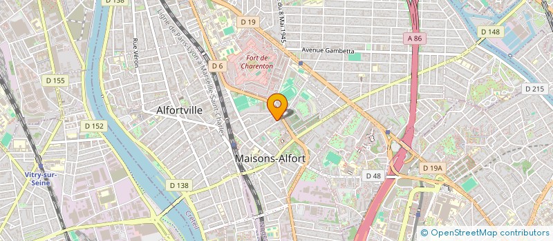 localisation de l'entreprise MONSIEUR YEBOUA KOUAKOU  MAISONS-ALFORT