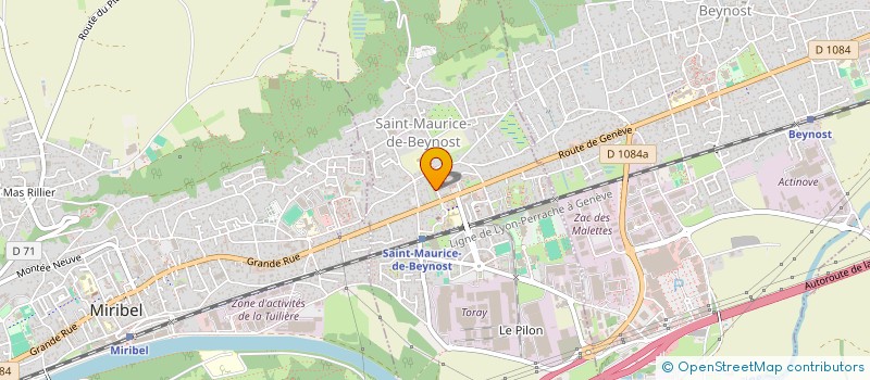 localisation de l'entreprise MONSIEUR YEGHIA VASOYIAN  SAINT-MAURICE-DE-BEYNOST