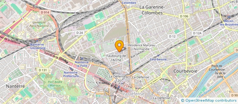 localisation de l'entreprise MONSIEUR YEHIEL NADJAR à COURBEVOIE