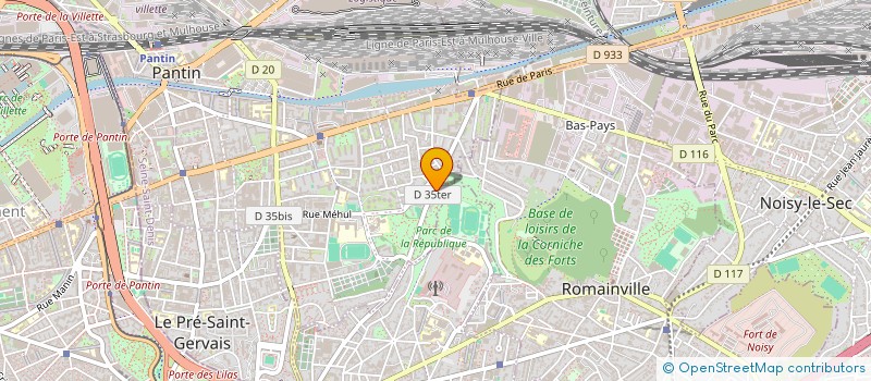 localisation de l'entreprise MONSIEUR YEHOUDA FHIMA à PANTIN