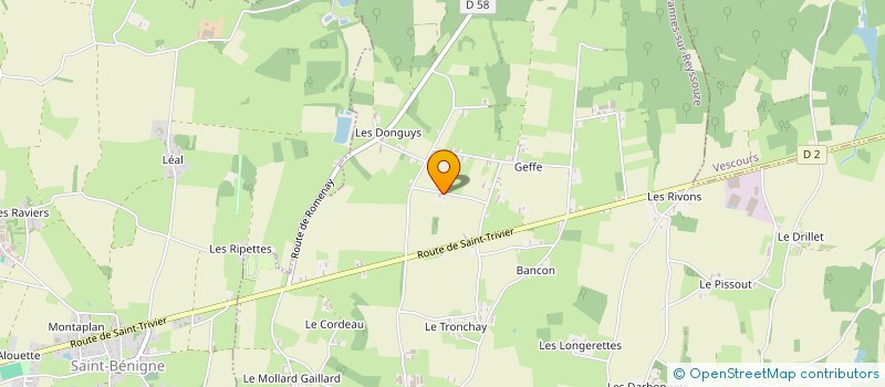 localisation de l'entreprise MONSIEUR YEHYA BENMAAMAR  SAINT-BENIGNE