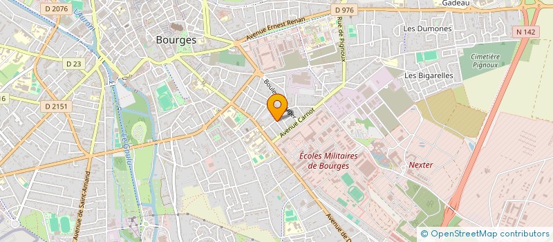 localisation de l'entreprise MONSIEUR YEHYA SISSOKO  BOURGES