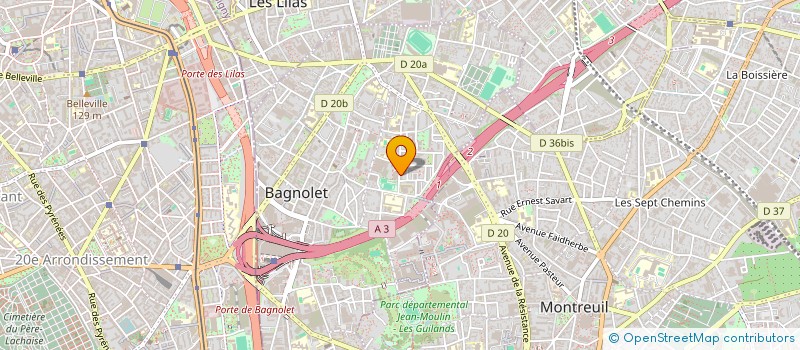 localisation de l'entreprise MONSIEUR YEKHLEF SAHNOUNE à BAGNOLET