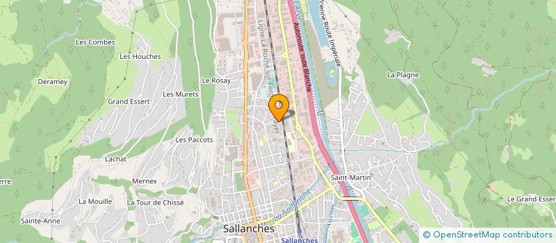 localisation de l'entreprise MONSIEUR YELLY FOFANA  SALLANCHES