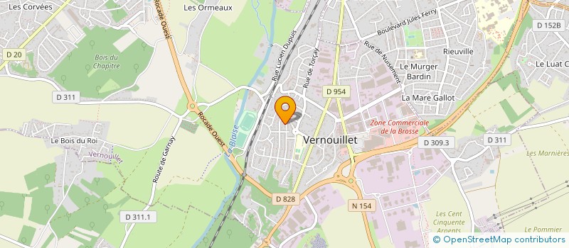 localisation de l'entreprise MONSIEUR YELSOMPATIGDE YAMEOGO à VERNOUILLET