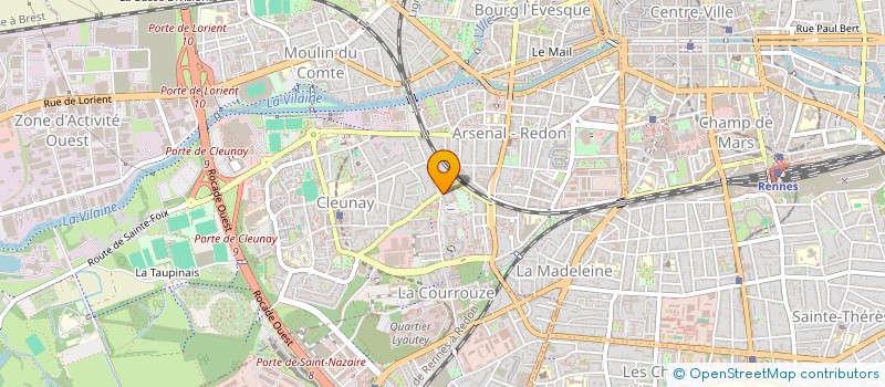 localisation de l'entreprise MONSIEUR YELTAZ GALESNE à RENNES