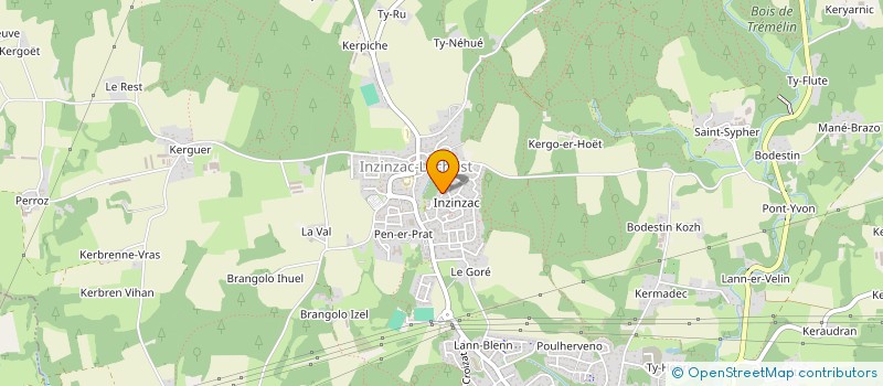 localisation de l'entreprise MONSIEUR YELTAZ LOUIS  INZINZAC-LOCHRIST