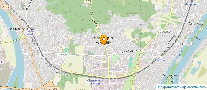 localisation de l'entreprise MONSIEUR YELY DIALLO  CHANTELOUP-LES-VIGNES