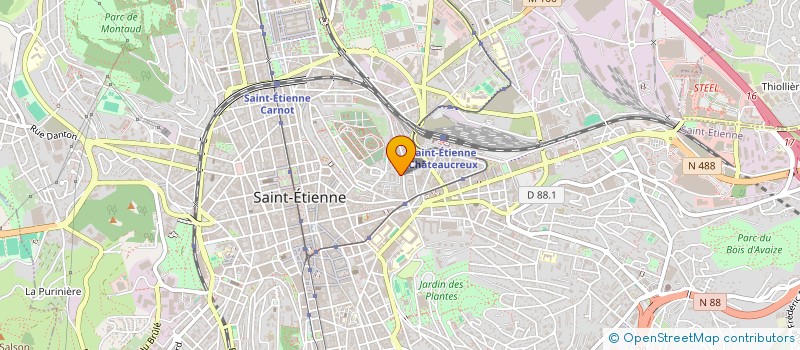 localisation de l'entreprise MONSIEUR YEMI BANGOURA  SAINT-ETIENNE