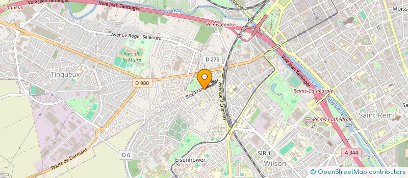 localisation de l'entreprise MONSIEUR YEMLIHA YILMAZ  REIMS