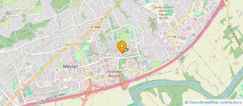 localisation de l'entreprise MONSIEUR YENDI CHERCHARI  MEYLAN