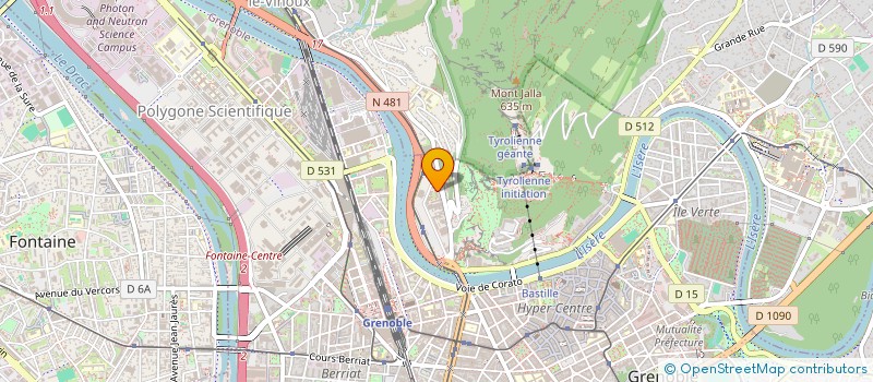 localisation de l'entreprise MONSIEUR YENDI HADDAD  GRENOBLE