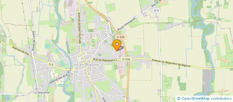 localisation de l'entreprise MONSIEUR YENDI POUBILE  VIC-EN-BIGORRE