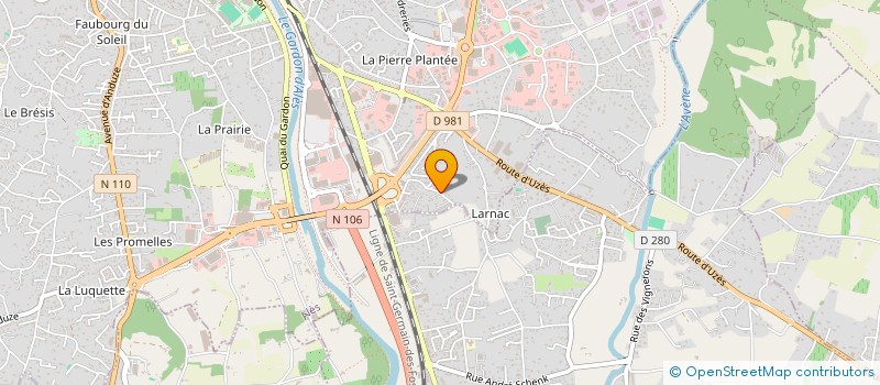 localisation de l'entreprise MONSIEUR YENER SANCAR à ALES