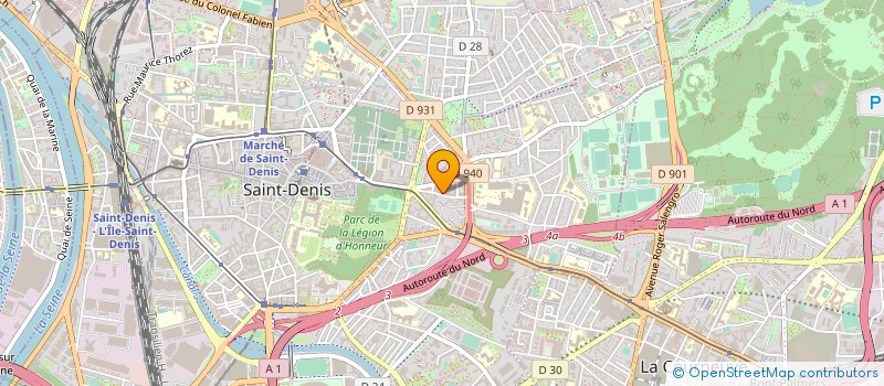 localisation de l'entreprise MONSIEUR YERA TRAORE à SAINT-DENIS