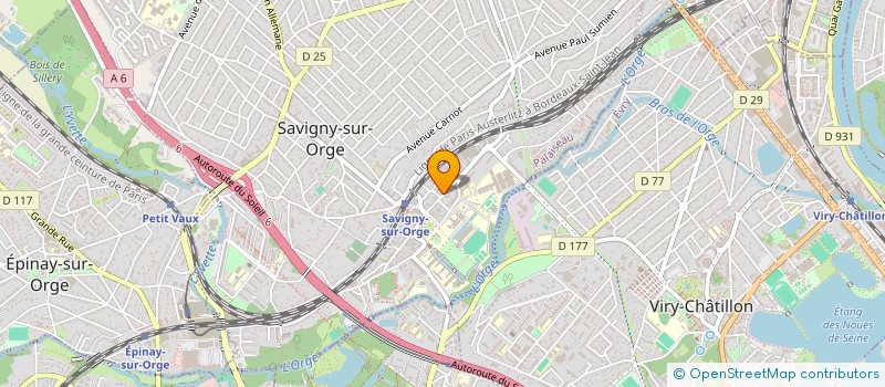 localisation de l'entreprise MONSIEUR YERIM FAYE à SAVIGNY-SUR-ORGE